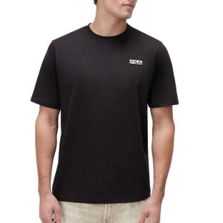 T-shirt Noir Homme Fila Embroidered pas cher