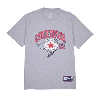 T-shirt Gris Homme Converse Chucks Retro Collegiate pas cher