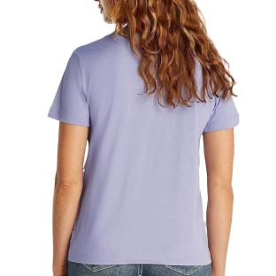 T-shirt Mauve Femme Calvin Klein Jeans Shadow Graphic Regul Persian vue 2