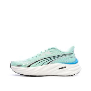 Zapatillas verdes de mujer Puma Velocity Nitro 4 ver 0