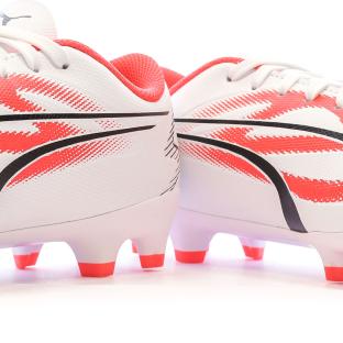 Chaussures de Foot Rouge/Blanc/Noir Enfant Ultra Play FG/AG vue 7