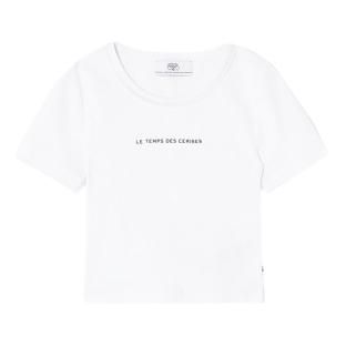 T-Shirt Blanc Fille Le Temps Des Cerises  Yukongi pas cher