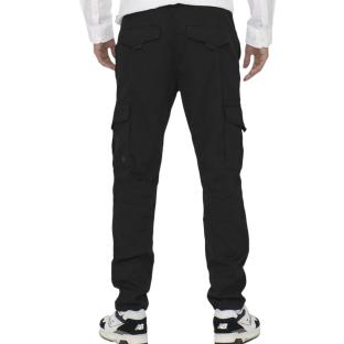Pantalon Cargo Noir Homme Only & Sons Dean vue 2