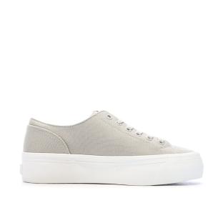 Baskets Beiges /Blanches Femme Calvin Klein Jeans Classic Cupsole Mg vue 2