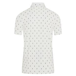 Polo de Golf Blanc Homme Lacoste regular fit protection UV vue 0