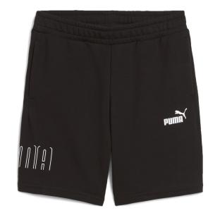 Short Noir Garçon Puma Sport Graphic vue 0