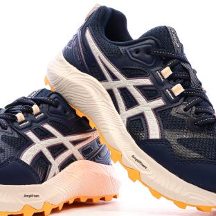 Chaussures de trail Marine/Orange Femme Asics Gel-sonoma 7 vue 7