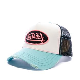 Casquette Bleu/Blanc Homme Von Dutch SUMCON pas cher
