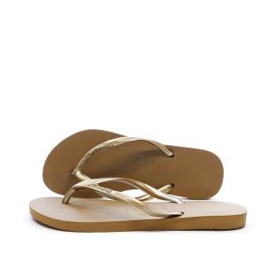 Tongs Marron Femme Havaianas Slim Infradito vue 0