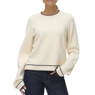 Pull Beige Femme Vero Moda Gold pas cher