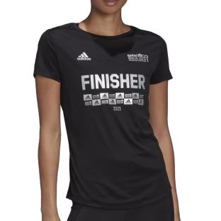 T-shirt De Running Noir Femme Adidas Finisher vue 0