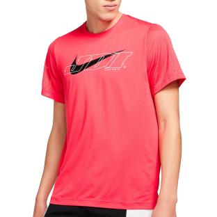 T-Shirt De Running Rouge Homme Nike Top SS SC pas cher