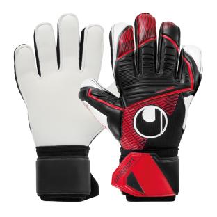 Gants de Gardien Noir/Rouge Uhlsport Powerline Supersoft HN pas cher