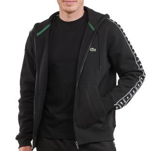 Sweat Zippé Noir Homme Lacoste SH7457 vue 0