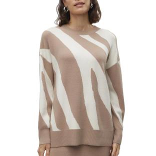 Pull Marron Femme Vero Moda Nancy 10310665 pas cher