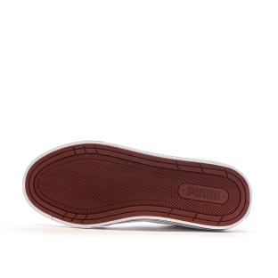 Baskets Blanches/Marine Homme Puma Court Classic vue 5