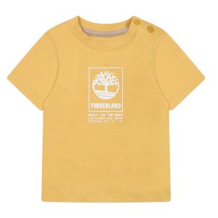 T-shirt Jaune Bébé Timberland T60100 vue 0