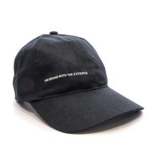 Casquette Noire Homme Adidas Wording vue 0