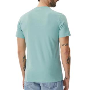 T-Shirt Turquoise Homme Calvin Klein Jeans Label vue 2