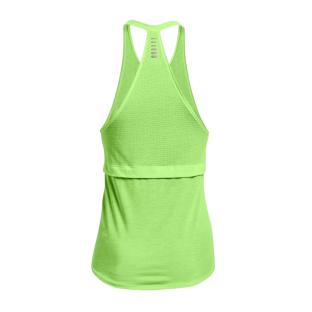 Débardeur Vert Fluo Femme Under Armour Ua Streaker Run vue 2