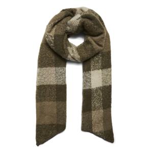 Écharpe oversize Marron/Beige à Motifs Femme Vero Moda Cassy pas cher