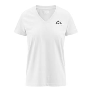 T-Shirt Blanc Femme Kappa Cabou pas cher