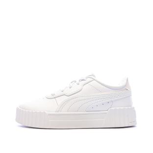 Baskets Blanches Garçon/Fille Puma Carina 3.0 pas cher