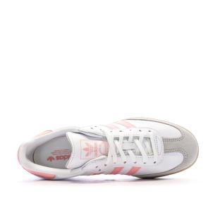 Samba OG Baskets Blanc/Rose Mixte Adidas vue 4