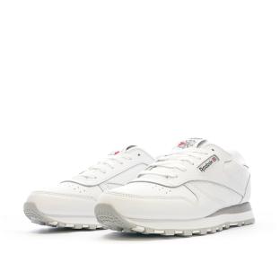 Baskets Blanches Fille Reebok Cl Lthr vue 0