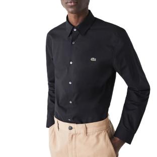Chemise Manches Longues Noires Homme Lacoste CH2668 vue 0