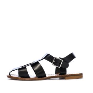 Sandales Noires Femme Pare Gabia Axpe vue 0