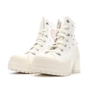 Baskets Blanches Femme Converse Chuck 70 De Luxe vue 6