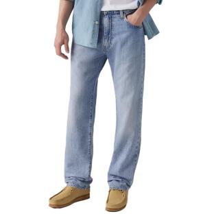 Jean 555 Bleu Délavé Homme Levi's Relaxed Straight 000LO vue 0