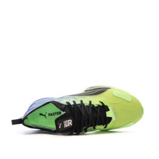 Chaussures de running Jaune/Bleu Femme Puma Fast Nitro vue 4