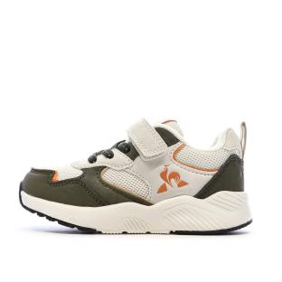 Baskets Beige/Kaki Garçon Le Coq Sportif Lsc Runner pas cher