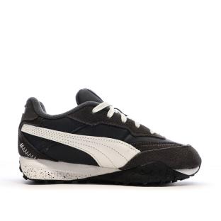 Baskets Marine/Noir/Blanc Garçon Puma Blktop vue 2