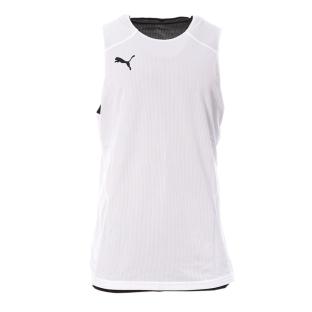 Débardeur Blanc basketball Homme Puma Dach vue 4