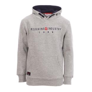 Sweat à Capuche Gris Garçon Redskins SW77422 pas cher