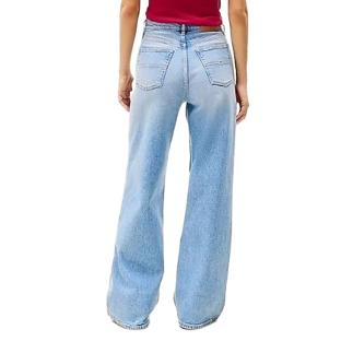 Jean Ample Bleu Délavé Femme Tommy Hilfiger Bi0112 vue 2
