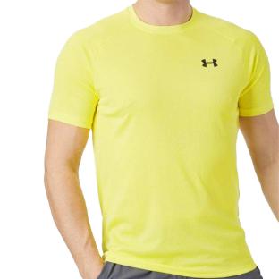 T-shirt Jaune Homme Under Armour 1382796 pas cher