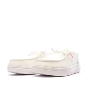 Chaussures Blanches Femme Hey Dude Wendy Rise vue 6