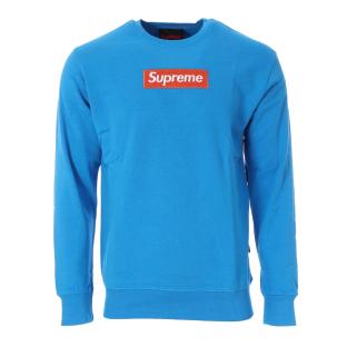 Sweat Bleu Homme Supreme Grip David pas cher