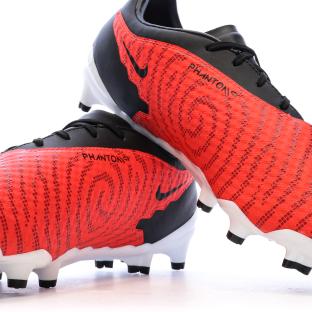 Chaussures de football Noires/Rouges Homme Nike Phantom vue 7