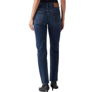 Jean 501 Bleu Brut Femme Levi's Med Indigo 12501 vue 0