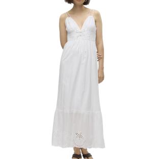 Robe Blanche Femme Vero Moda Gella vue 0