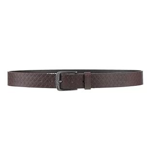 Ceinture Texturée Marron Homme Diesel Basic Belt vue 0