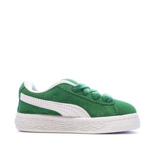 Baskets Verte Garçon Puma Suede XL vue 2
