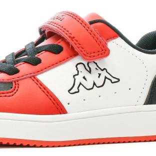 Baskets Blanc/Rouge Garçon KAPPA Malone vue 7