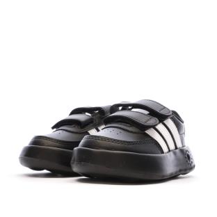 Baskets Noir/Blanche Enfant Adidas Advantage Cf I vue 6