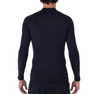 Lycra manche longue Noir Hommes Hurley Channel crossing vue 2